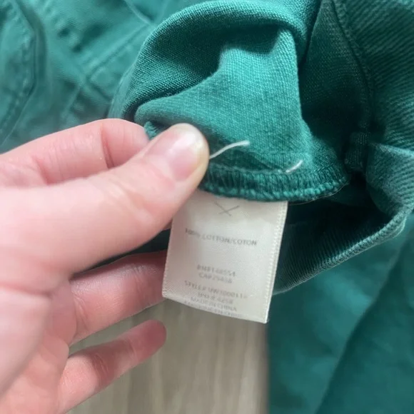 Anthropologie Unpublished Evergreen Utility Jacket | Cotton Chore Coat Size L - Picture 9 of 9